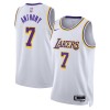 Maillot Basket Homme Los Angeles Lakers Carmelo Anthony 7 2022-23 Nike Association Edition Blanc Swingman
